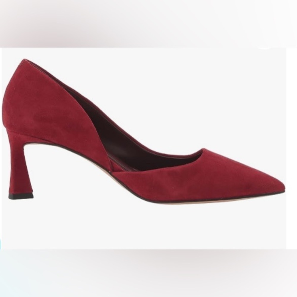 Franco Sarto Women's Tana Pointed Toe D'Orsay Mid Heel Pump